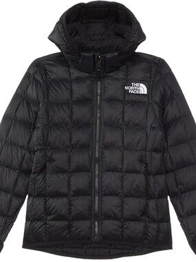 The North Face Kids' Thermoball Quilted Hooded Jacket - Black - Size M (10) NWT